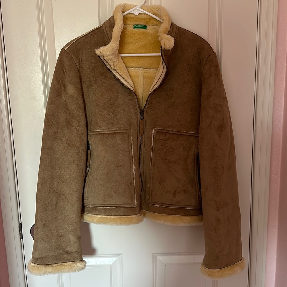Faux Fur United Colors of Benetton Jacket